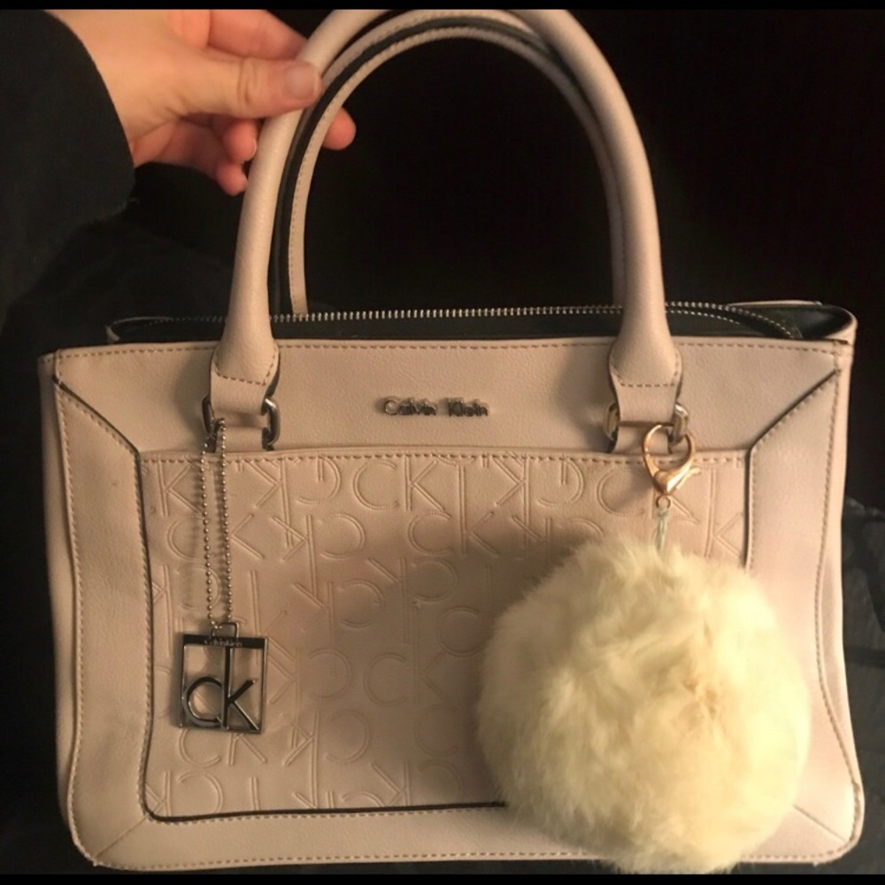 Gorgeous beige Calvin Klein purse